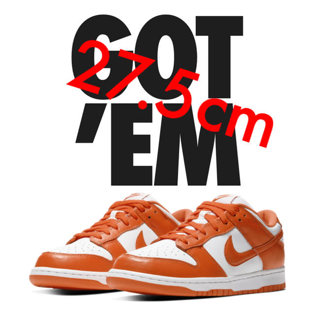 NIKE DUNK スペシャルエデション orange BLAZE 27.5cm