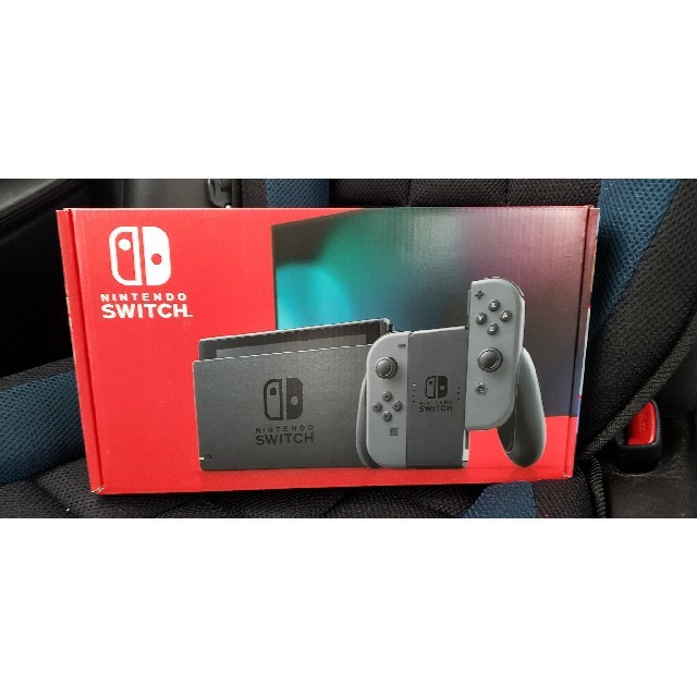 Joy-ConグリップNintendo Switch グレー新品新型 ニンテンドースイッチ