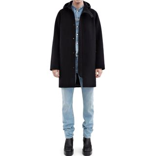 アクネ(ACNE)の【最終値下げ】acne studios milton コート 46 black(トレンチコート)