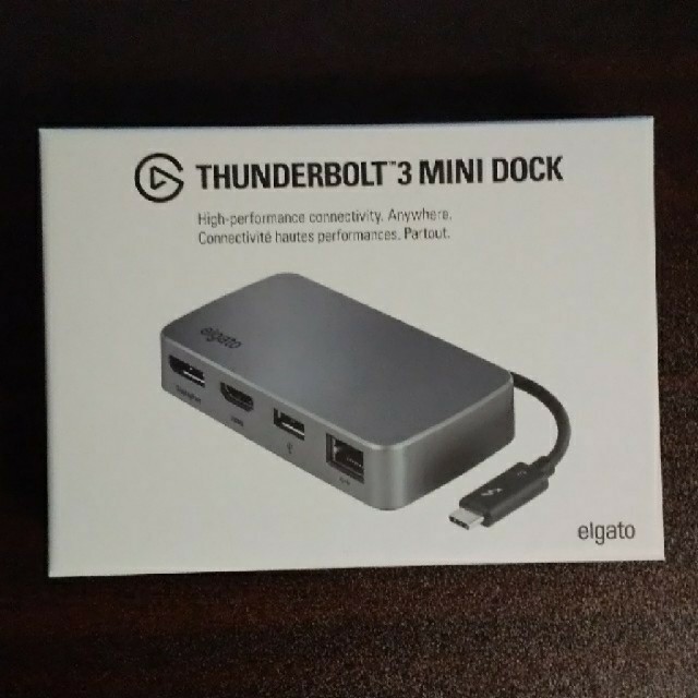 elgato thunderbolt 3 mini dockPC周辺機器