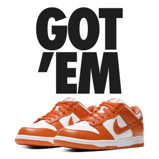 ナイキ(NIKE)のnike  dunk low orange blaze(スニーカー)