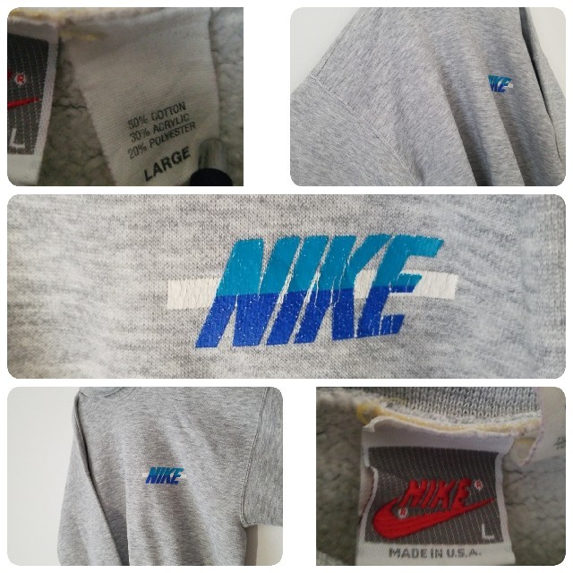 NIKE(ナイキ)の90S ナイキ スウェット  タートルネック オーバーサイズ  USA製 メンズのトップス(スウェット)の商品写真