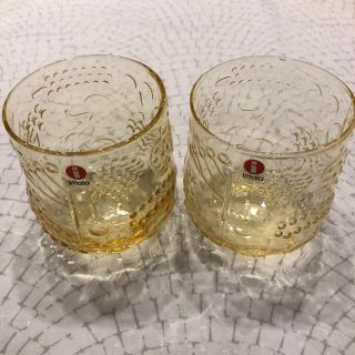 イッタラ(iittala)の新品 iittala イッタラ フルッタ イエロー　2個(グラス/カップ)