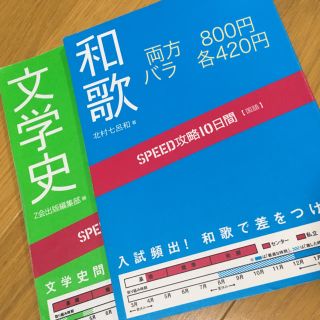 ＳＰＥＥＤ攻略１０日間国語　和歌　& 文学史(語学/参考書)