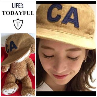 トゥデイフル(TODAYFUL)のR_mam様専用♡コーデュロイキャップ(キャップ)