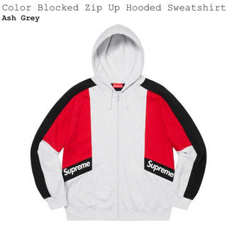 シュプリーム(Supreme)のsupreme color blocked hooded sweatshirt(パーカー)