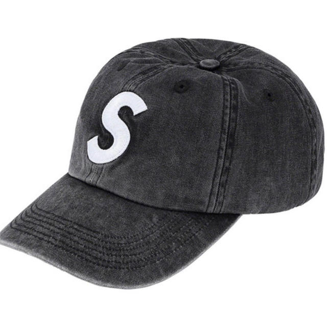 Pigment Print S Logo 6-Panel blackメンズ