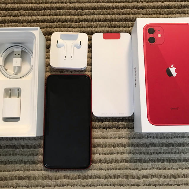 iPhone 11 Red 128GB +アップルケア