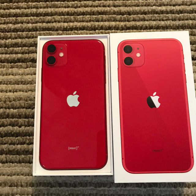 iPhone 11 Red 128GB +アップルケア