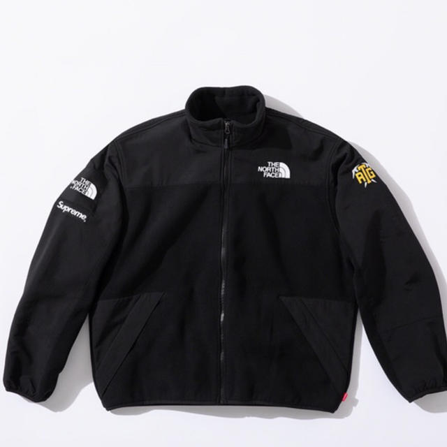 黒Ｌサイズ　supreme north face fleece