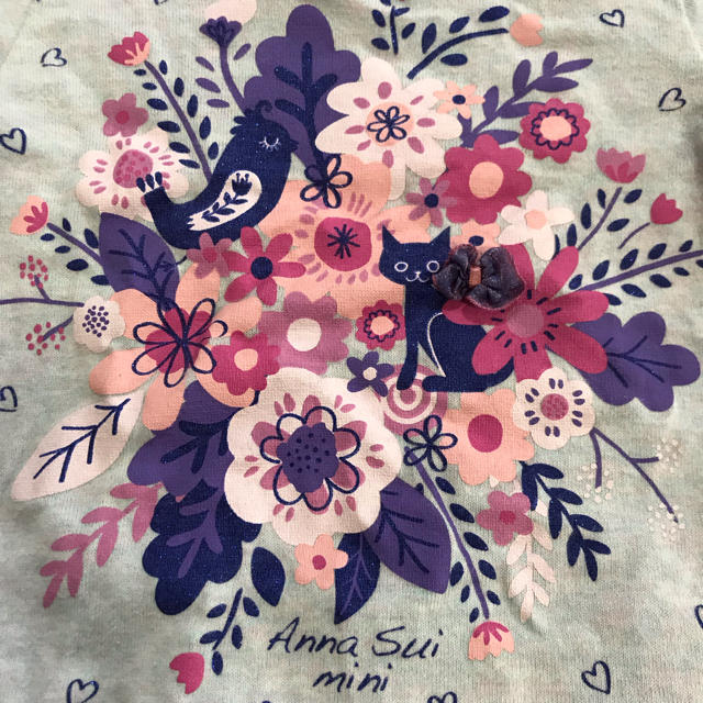 ANNA SUI mini(アナスイミニ)のアナスイミニ ☆ トップス 90 キッズ/ベビー/マタニティのキッズ服女の子用(90cm~)(Tシャツ/カットソー)の商品写真