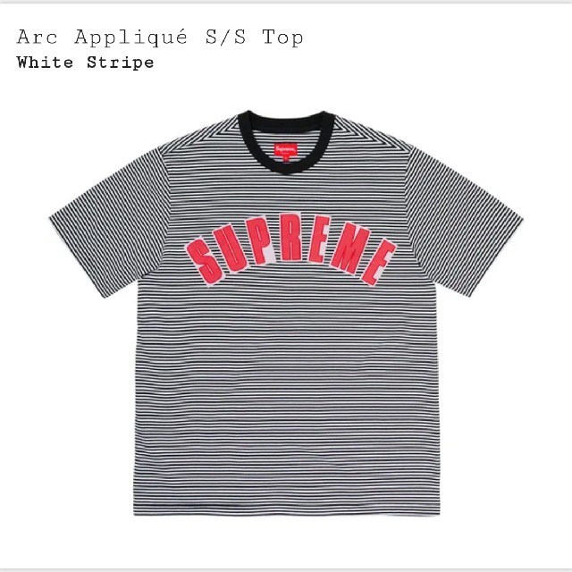 supreme arc appliqué top Lサイズ