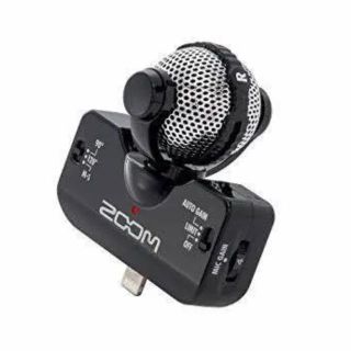 ズーム(Zoom)のZOOM Professional Stereo Microphone iQ5黒(マイク)