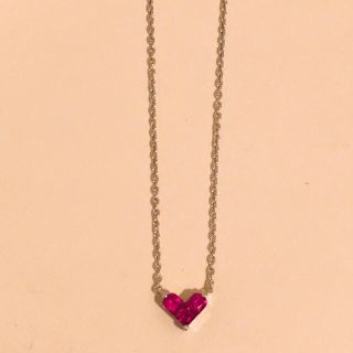 スタージュエリー(STAR JEWELRY)の最終値下！スタージュエリーミステリアスハートルビーネックレスK18 0.25ct(ネックレス)