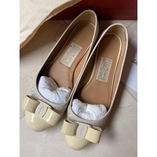 サルヴァトーレフェラガモ(Salvatore Ferragamo)の◆フェラガモ　バレエシューズ❤️ 37ハーフ(バレエシューズ)