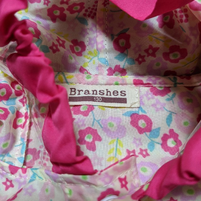 Branshes(ブランシェス)のBRANSHES　レインコート　130cm キッズ/ベビー/マタニティのキッズ服女の子用(90cm~)(その他)の商品写真