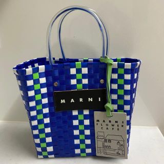 マルニ(Marni)のマルニ　フラワーカフェ　カゴバッグ(かごバッグ/ストローバッグ)