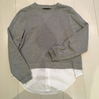 ザラ(ZARA)の未使用品！ZARAトレーナーシャツ(トレーナー/スウェット)