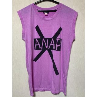 アナップ(ANAP)の【アナップガール】✕ラベンダービッグタンクトップ♪~S~ANAPGIRL(Tシャツ/カットソー)