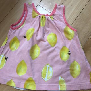 ハッカベビー(hakka baby)のhakkaレモン柄ノースリー🐝🍋(Tシャツ/カットソー)