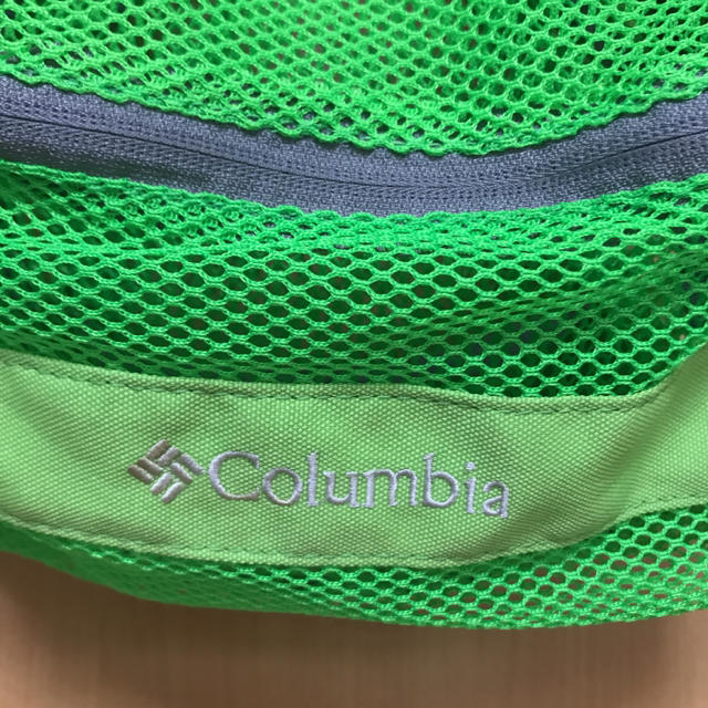 Columbia(コロンビア)のライミ様専用 Columbia リュックサック　緑　メッシュ レディースのバッグ(リュック/バックパック)の商品写真