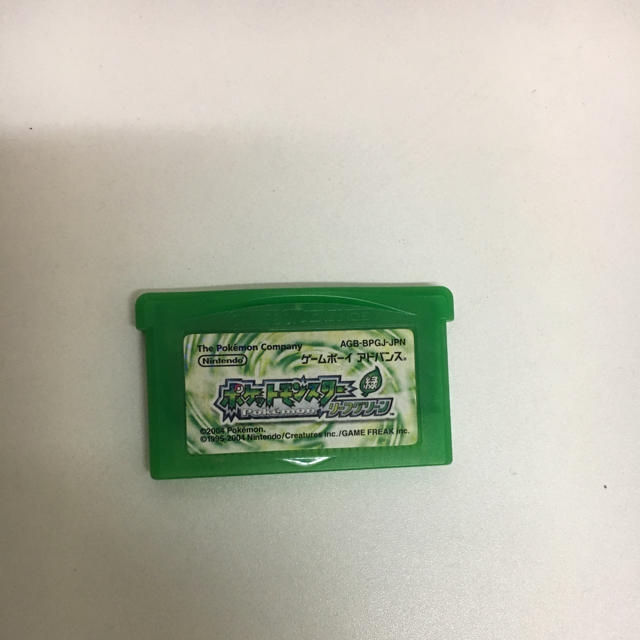 ポケットモンスター リーフグリーン GBA エンタメ/ホビーのゲームソフト/ゲーム機本体(携帯用ゲームソフト)の商品写真