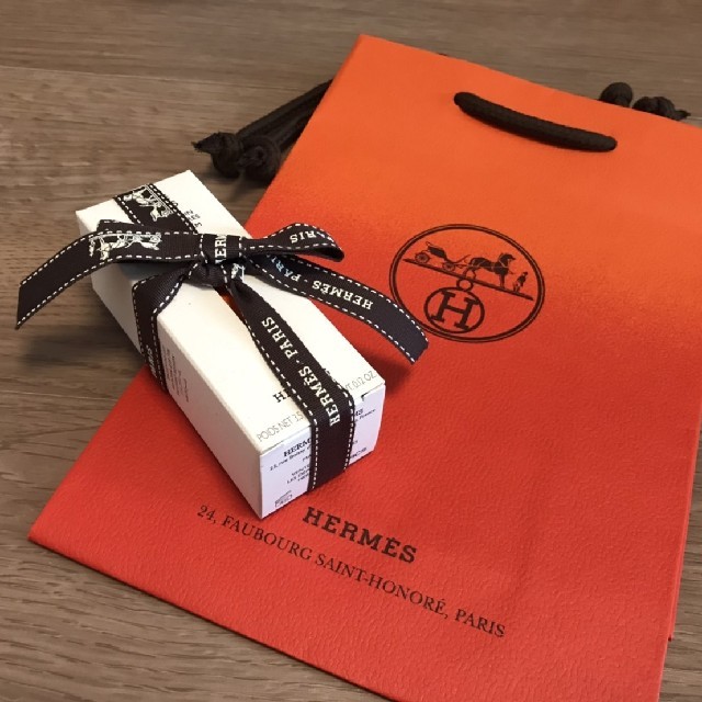 新品未使用/HERMES ルージュ リップグロス オレンジ系