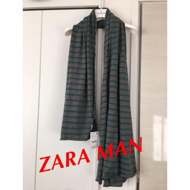ZARA(ザラ)のタグ付き★ZARA MAN 大判ストール　ショール レディースのファッション小物(マフラー/ショール)の商品写真