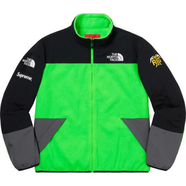 M Supreme North Face RTG Fleece Jacket 緑BrightGreenサイズ