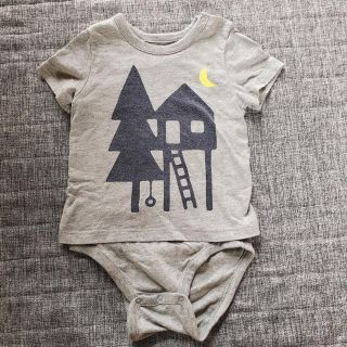 ベビーギャップ(babyGAP)のbabyGAP Tシャツ風ロンパース(ロンパース)