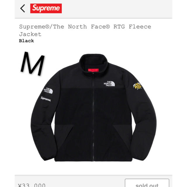 Supreme(シュプリーム)のSupreme®/The North Face®RTG FleeceJacket メンズのジャケット/アウター(マウンテンパーカー)の商品写真