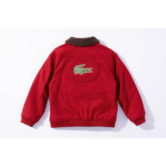 Supreme 19 AW LACOSTE Wool Bomber Jacket