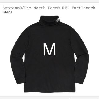 シュプリーム(Supreme)の新品 黒 M supreme the north face turtleneck(Tシャツ/カットソー(七分/長袖))