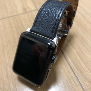 アップルウォッチ(Apple Watch)のApple Watch アップルウォッチ　ブラックステンレス　3月20日まで(腕時計(デジタル))