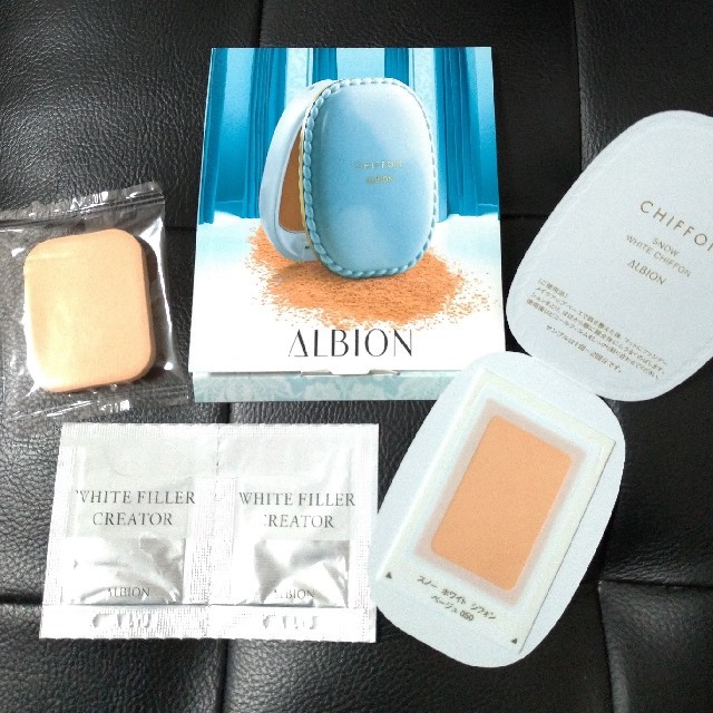 ALBION(アルビオン)のALBIONスノーホワイトシフォンサンプルセット コスメ/美容のベースメイク/化粧品(ファンデーション)の商品写真