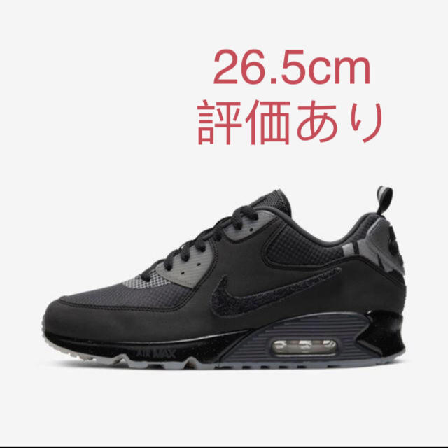 スニーカーundefeated nike air max 90 26.5cm ブラック