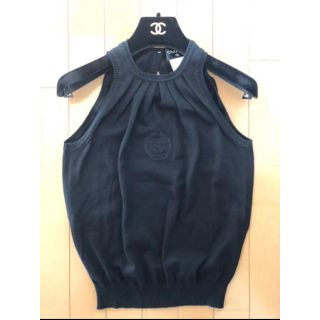 シャネル(CHANEL)のシャネル　ニットタンクトップ(ニット/セーター)