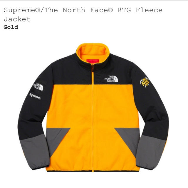 supreme THE NORTH FACE RTG fleece jacket