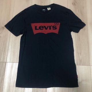 リーバイス(Levi's)のLevis Tシャツ　紺　赤　レディース   xs(Tシャツ(半袖/袖なし))