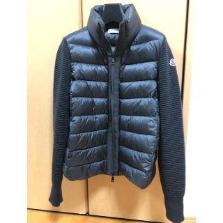 モンクレール(MONCLER)の【新品】moncler モンクレール カーディガン　S グレー(ダウンジャケット)