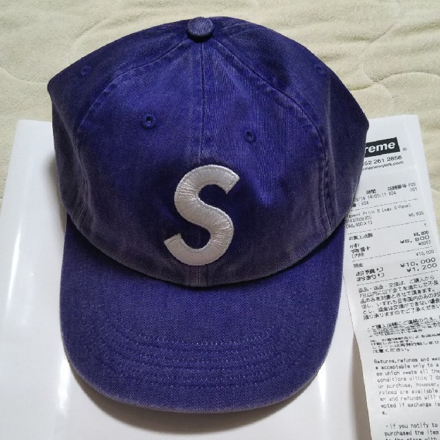 Supreme Print S Logo 6-Panel(パープル)