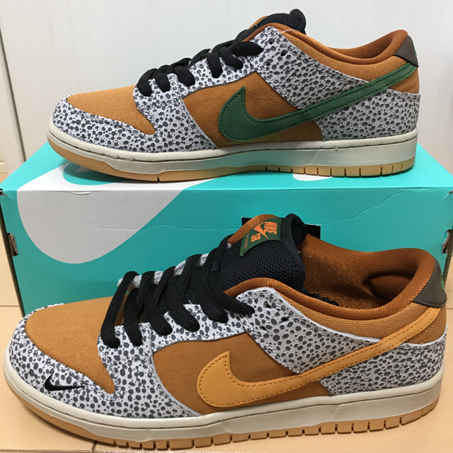 交換無料! NIKE - 新品NIKE SB DUNK LOW PRO SAFARI スニーカー