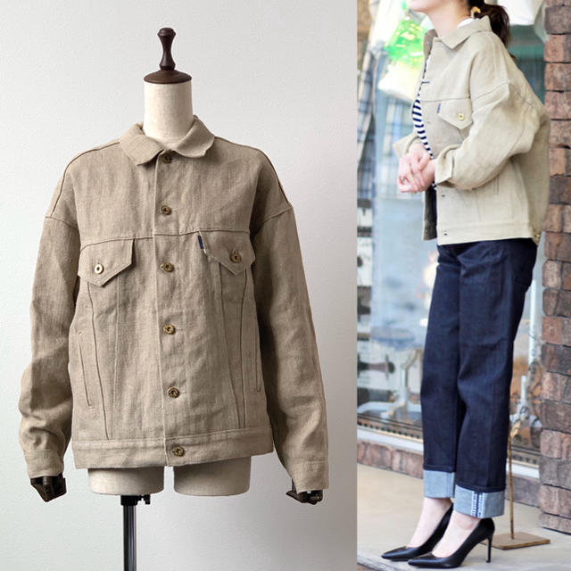 MADISONBLUE - 美品MADISONBLUE BOYFRIEND Gジャケット Linen リネンの ...