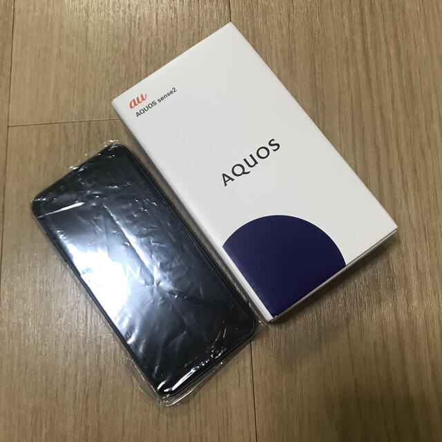 AQUOS(アクオス)のAQUOS sense2 SIMフリー ブラック スマホ/家電/カメラのスマートフォン/携帯電話(スマートフォン本体)の商品写真