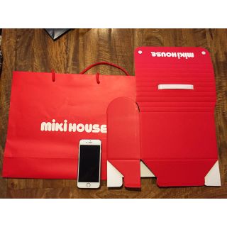 ミキハウス(mikihouse)のミキハウスショップバッグ ギフトボックス(ショップ袋)