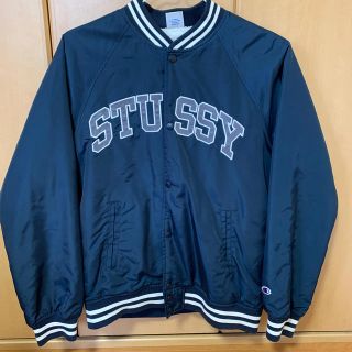 ステューシー(STUSSY)のstussy×championコラボ(ナイロンジャケット)