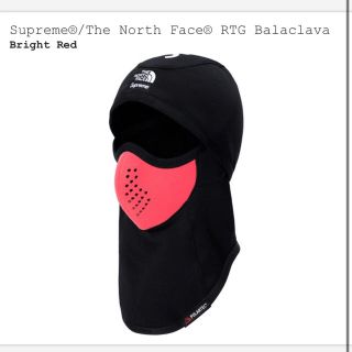 シュプリーム(Supreme)のシュプリーム バラクラバ 赤 黒 supreme balaclava 新品(その他)