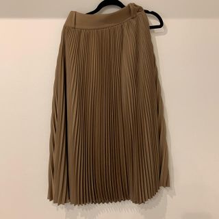 ハイク(HYKE)のもとみかん様専用　未使用　HYKE プリーツスカートcoyote brown(ロングスカート)