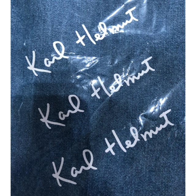 Karl Helmut(カールヘルム)のkarl flelmut  デニム巾着　リュック　トートバッグ レディースのバッグ(トートバッグ)の商品写真