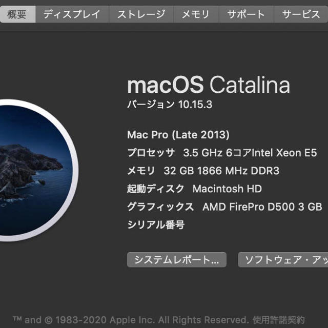 Apple Mac Pro (Late 2013)『異常に安い商品には警戒を！』